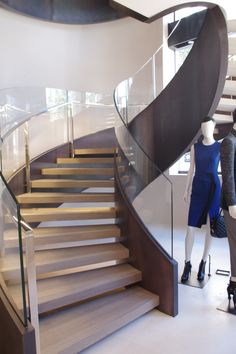 Wood Stair & Metal Stais