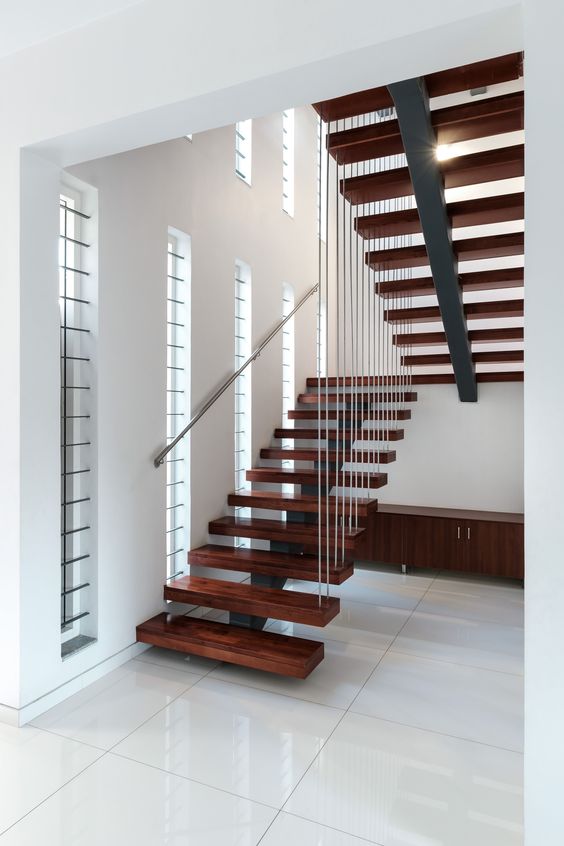 Wood Stair & Metal Stais