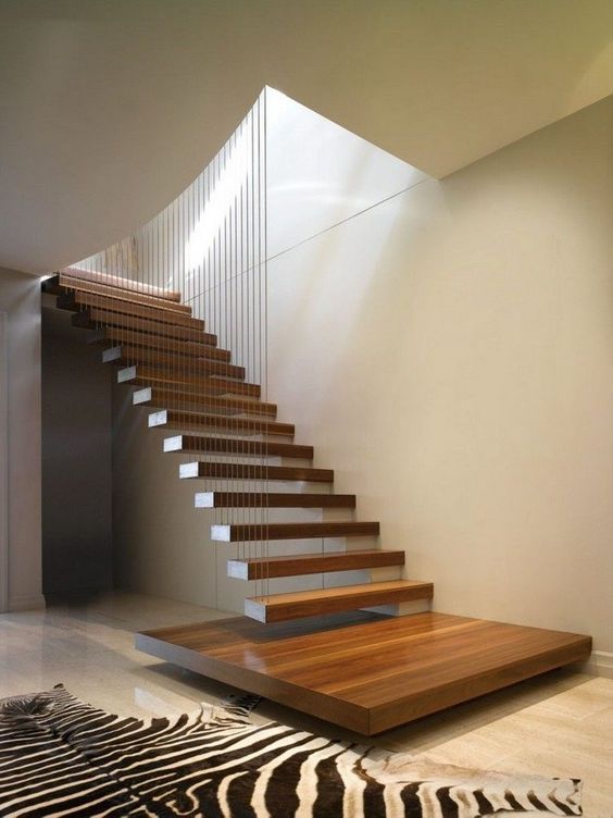 Wood Stair & Metal Stais