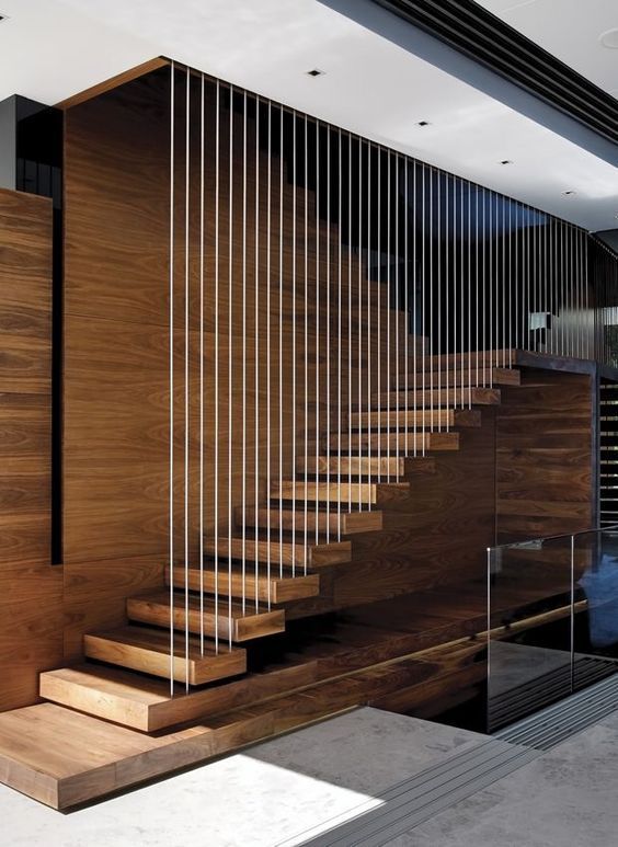 Wood Stair & Metal Stais